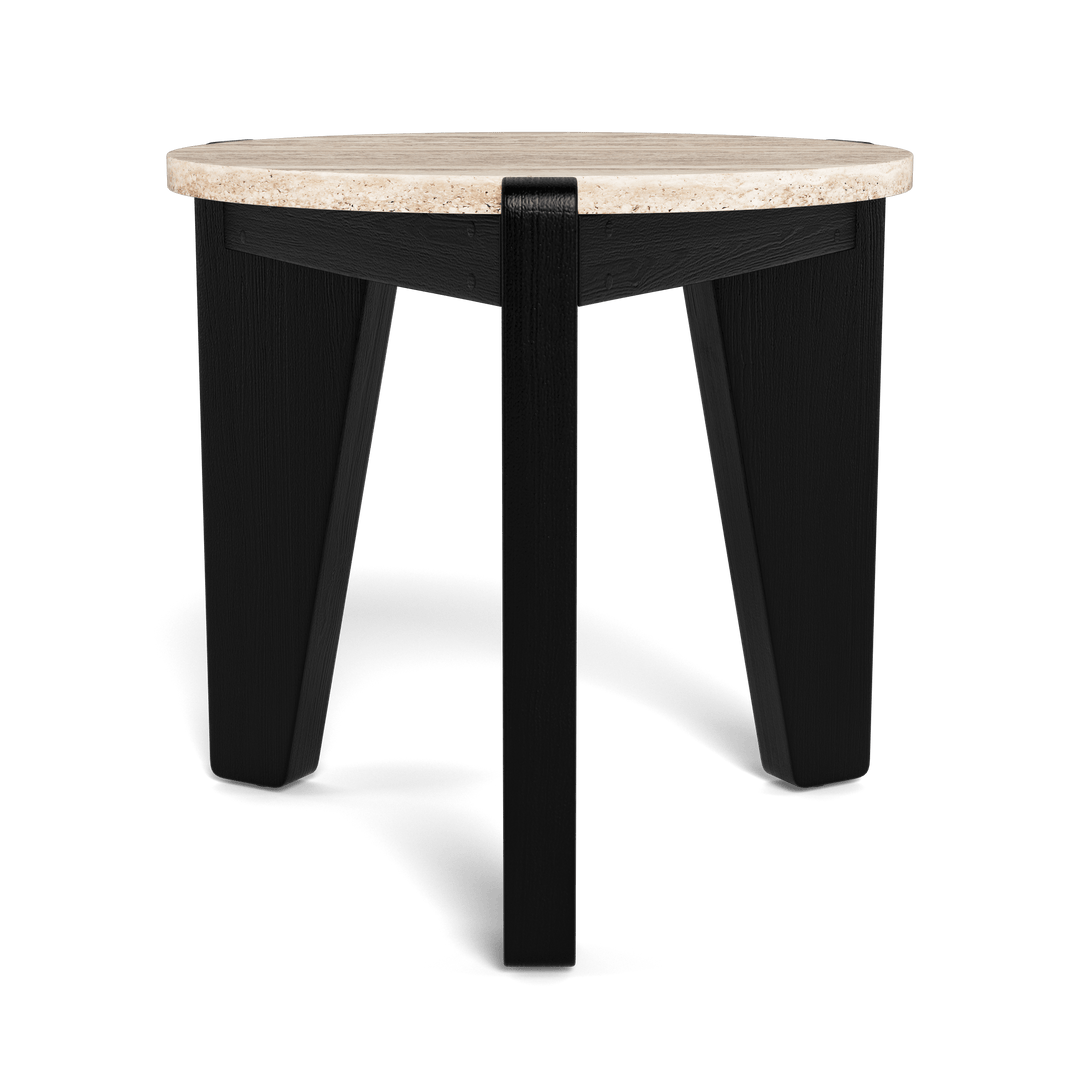MLB ROUND SIDE TABLE — full product view