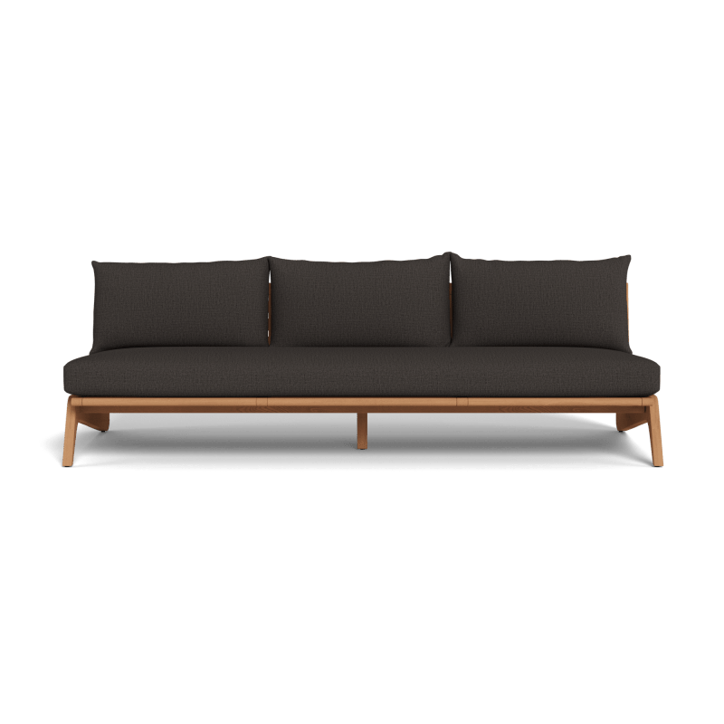 MLB 3 SEAT ARMLESS SOFA — full product view