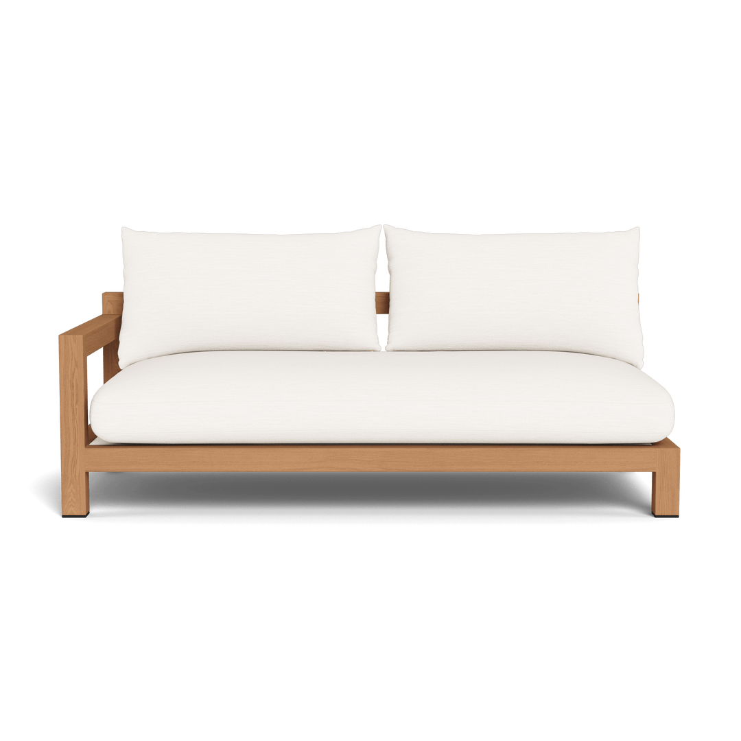 Pacific Teak 2 Seat 1 Arm by Harbour Outdoor