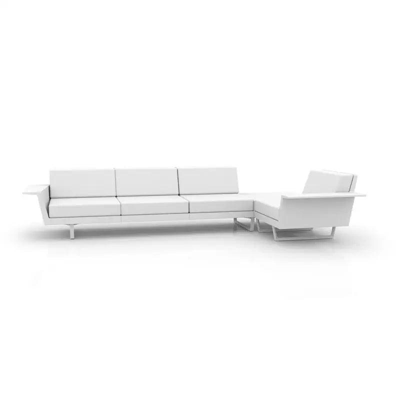 Delta Sectional — complete product view on white
