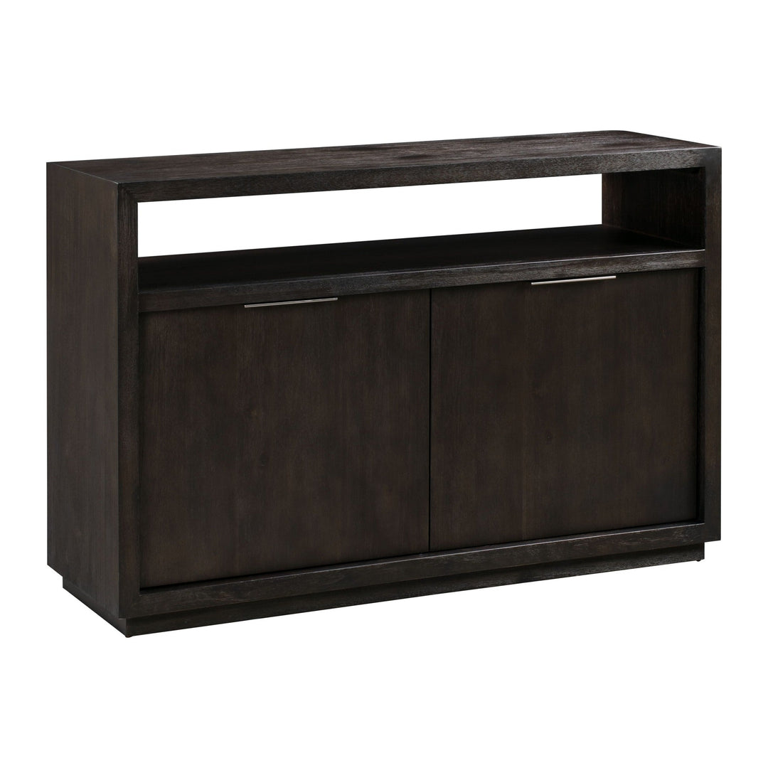 Oxford 54" Media Console by Modus in Basalt Grey — product view on a white background