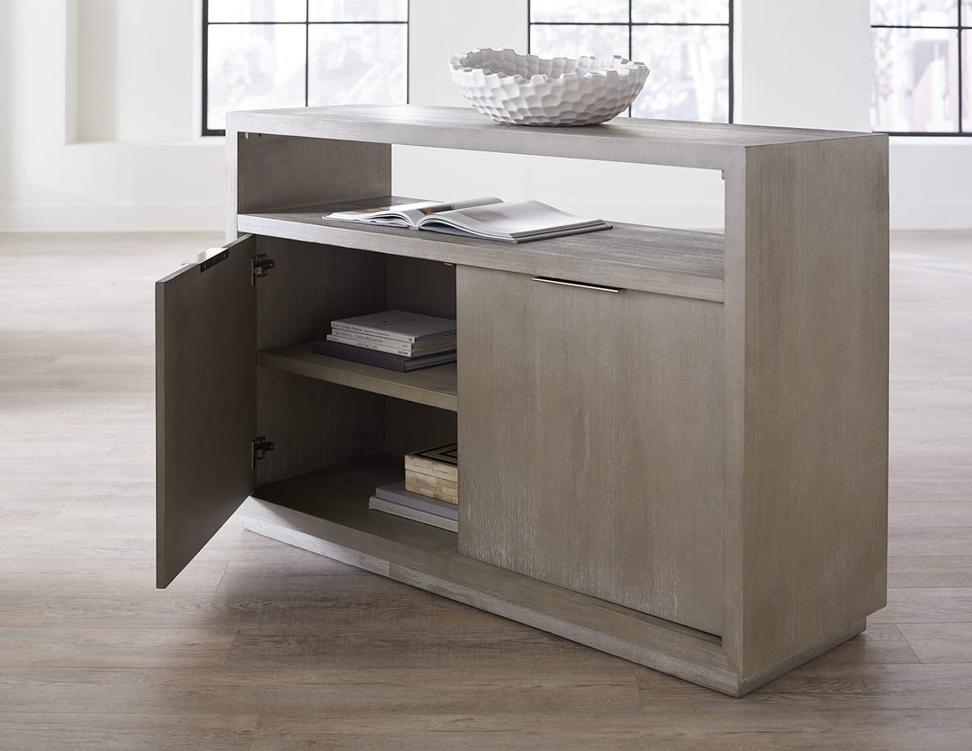 Oxford 54" Media Console in Mineral — lifestyle photo