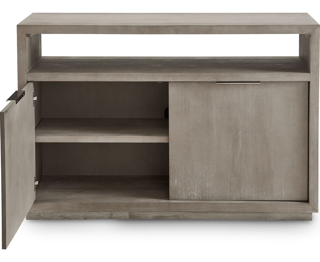 Oxford 54" Media Console in Mineral — product view on a white background