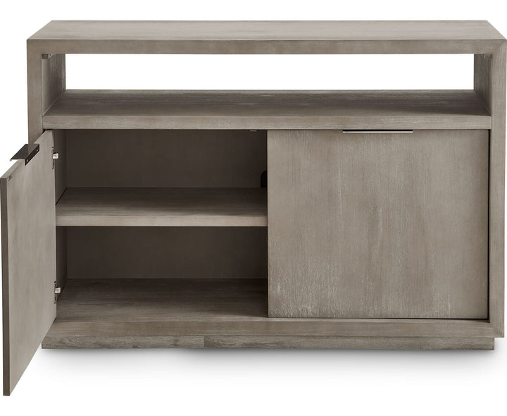 Oxford 54" Media Console in Mineral — product view on a white background