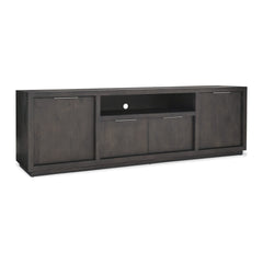 Oxford 84" Media Console by Modus in Basalt Grey — product view on a white background
