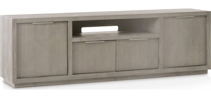 Oxford 84" Media Console in Mineral — product view on a white background