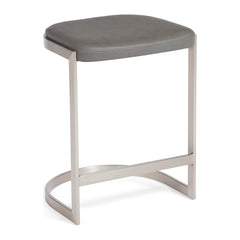 Oxford Backless Counter Stool by Modus in Davy's Grey — product view on a white background