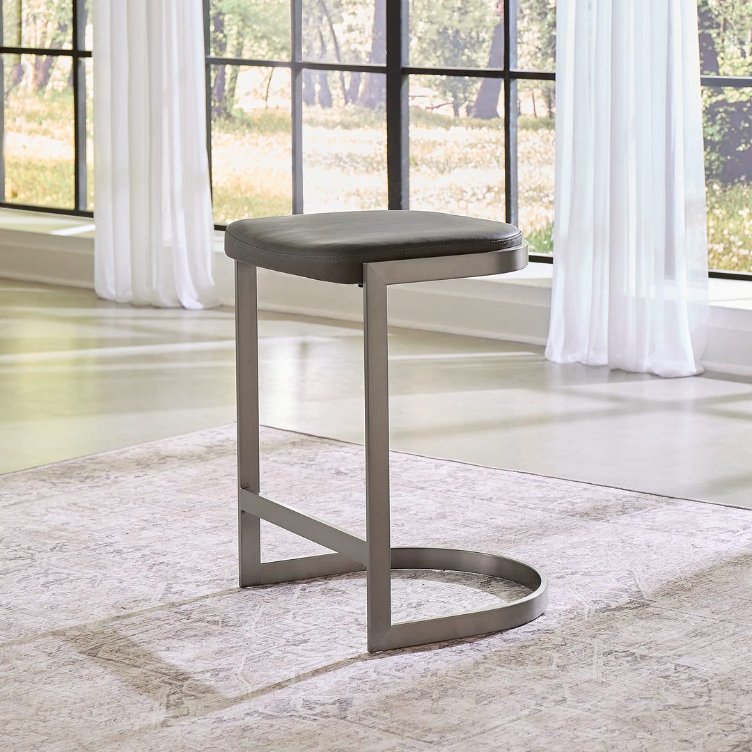 Oxford Backless Counter Stool in Davy&