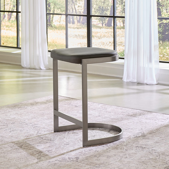 Oxford Backless Counter Stool in Davy&