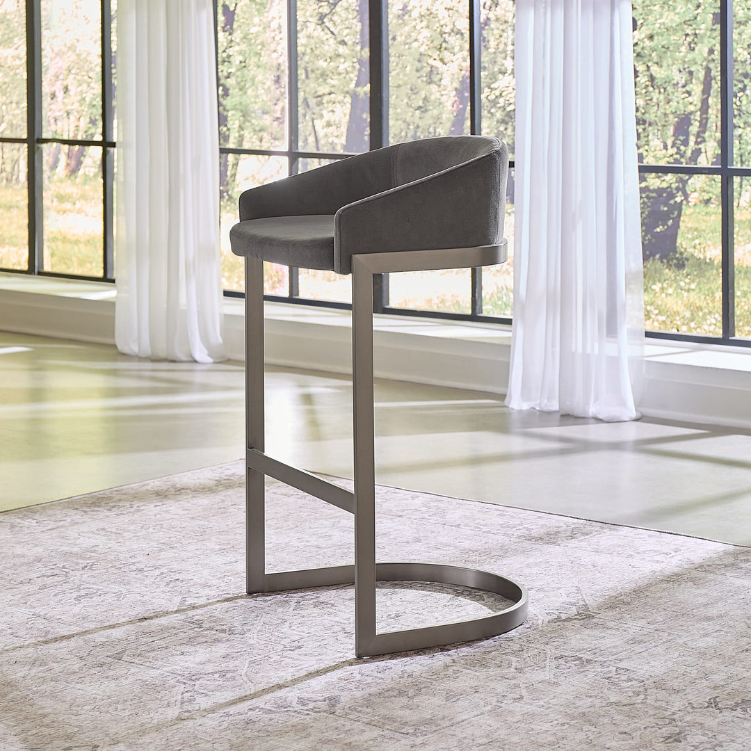 Oxford Bar Stool in Mocha — lifestyle photo