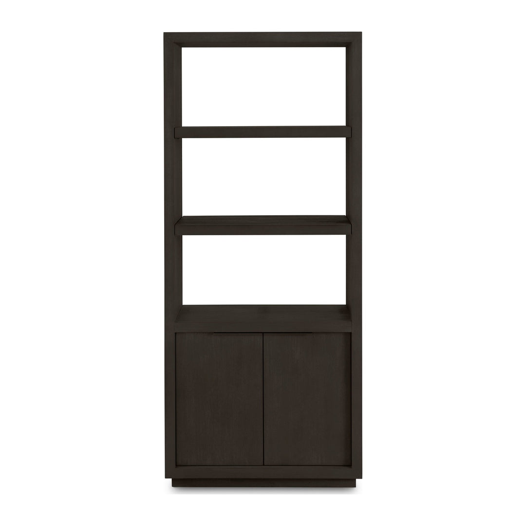 Oxford Bookshelf by Modus in Basalt Grey — product view on a white background