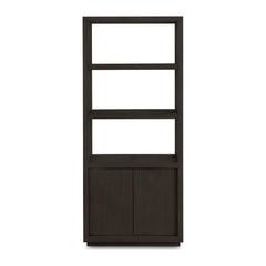Oxford Bookshelf by Modus in Basalt Grey — product view on a white background