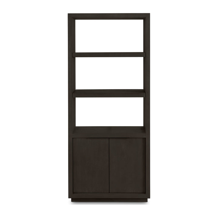 Oxford Bookshelf by Modus in Basalt Grey — product view on a white background