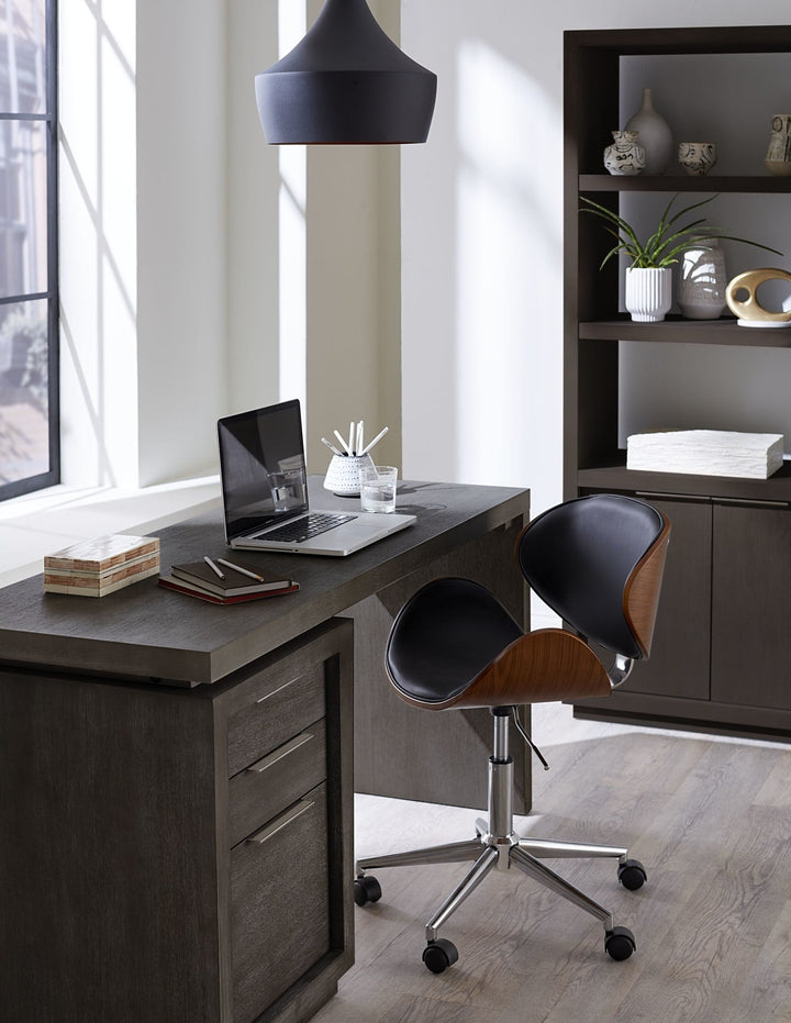 Oxford Bookshelf in Basalt Grey — lifestyle photo