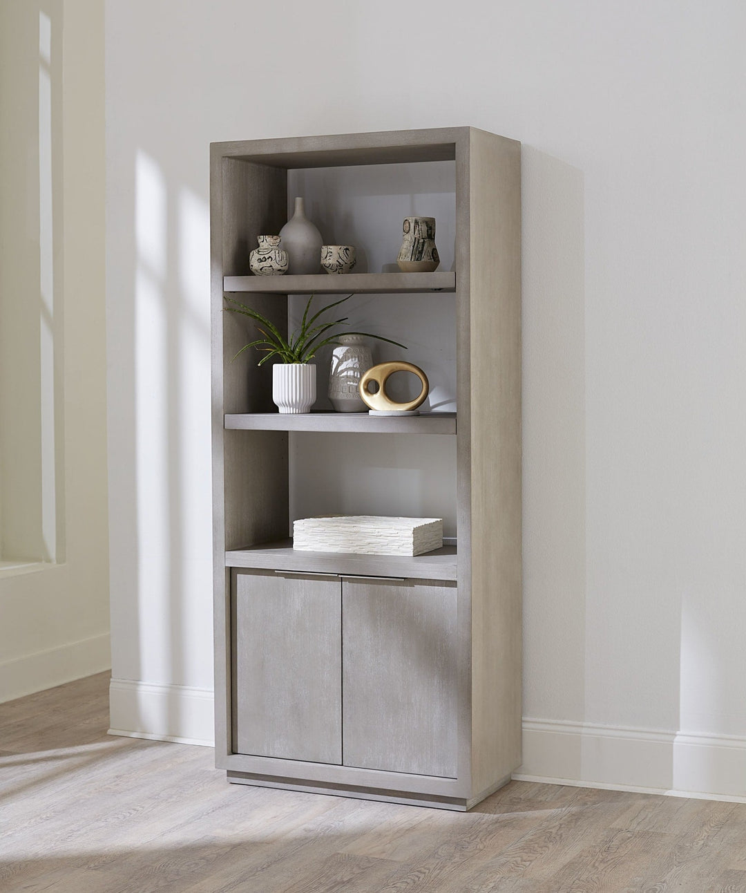 Oxford Bookshelf in Mineral — lifestyle photo