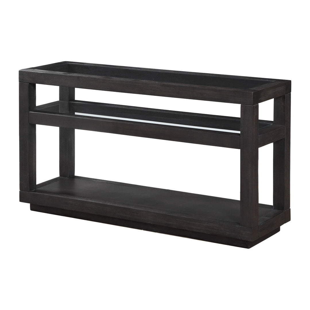 Oxford Console Table by Modus in Basalt Grey — product view on a white background