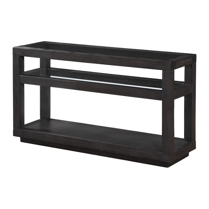 Oxford Console Table by Modus in Basalt Grey — product view on a white background