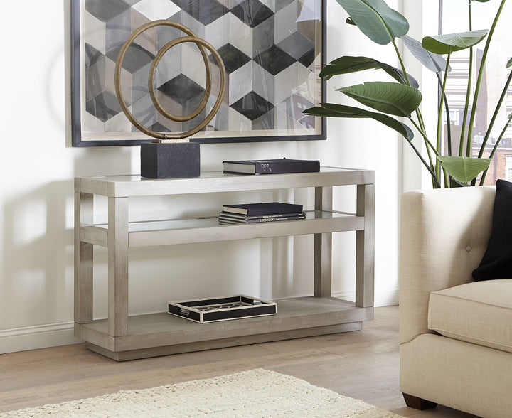 Oxford Console Table in Mineral — lifestyle photo