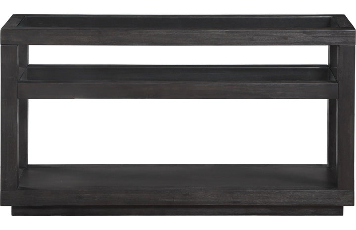 Oxford Console Table in Basalt Grey — product view on a white background