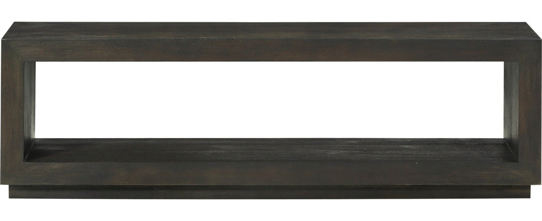 Oxford Dining Bench in Basalt Grey — on a white background