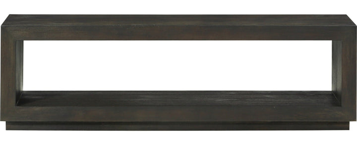 Oxford Dining Bench in Basalt Grey — on a white background