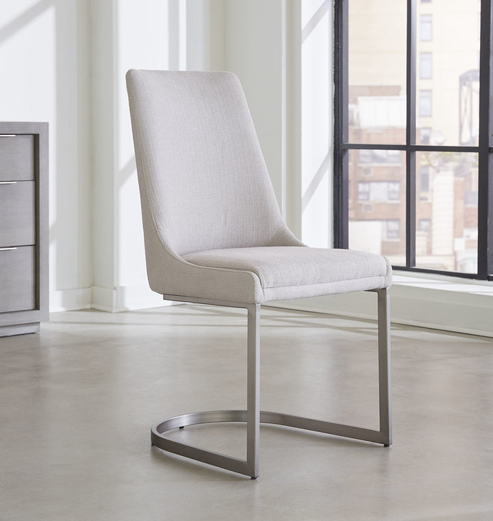 Oxford Dining Chair in Mineral — styled in a dining room