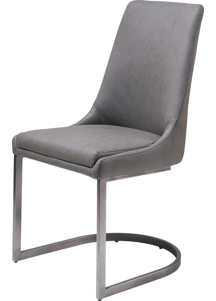 Oxford Dining Chair in Basalt Grey — on a white background