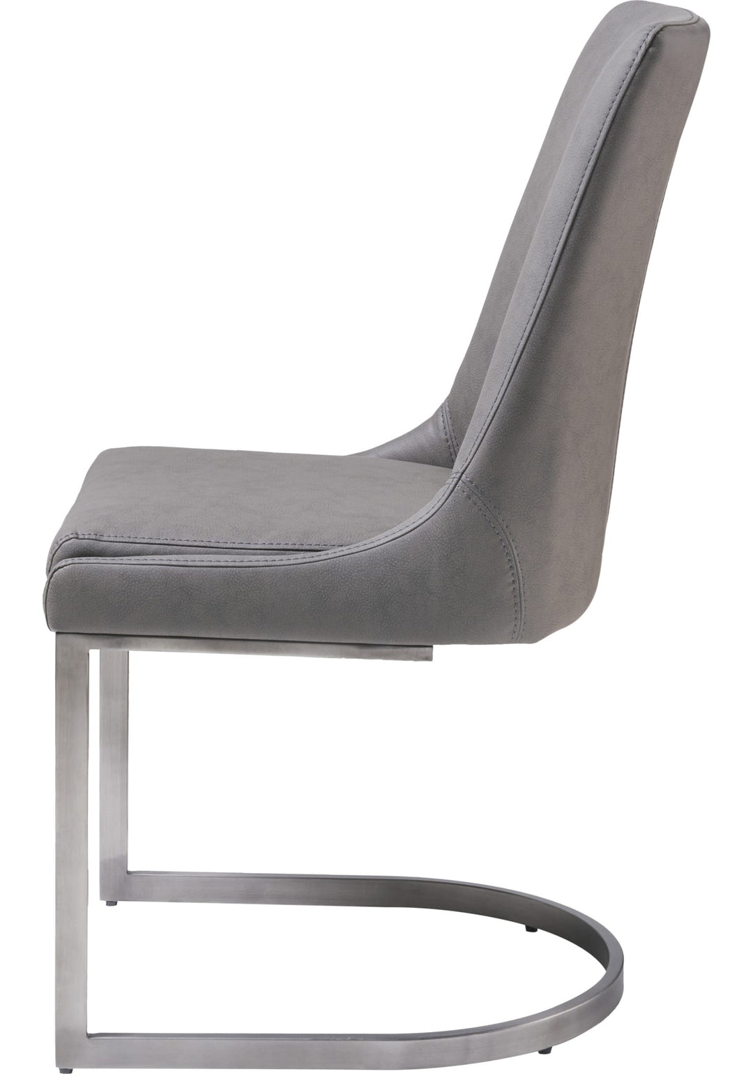 Oxford Dining Chair in Basalt Grey — side view