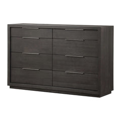 Oxford Eight Drawer Dresser by Modus in Basalt Grey — on a white background