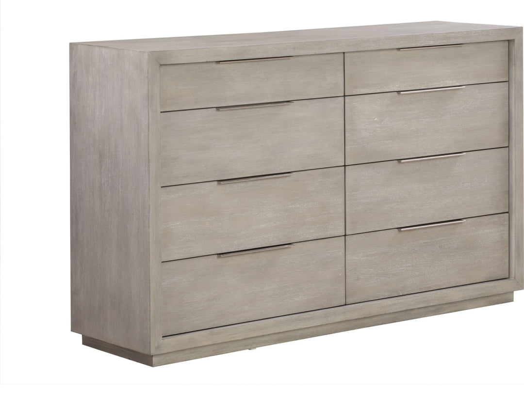 Oxford Eight Drawer Dresser in Mineral — on a white background