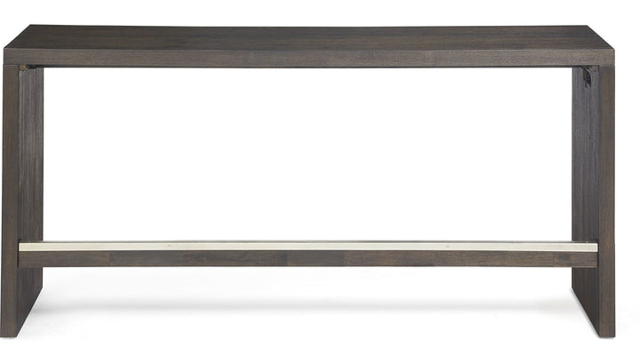 Oxford Gathering Table with USB and Power in Basalt Grey — product view on a white background