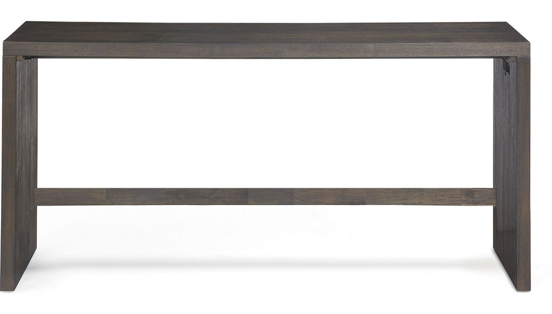 Oxford Gathering Table with USB and Power in Basalt Grey — product view on a white background
