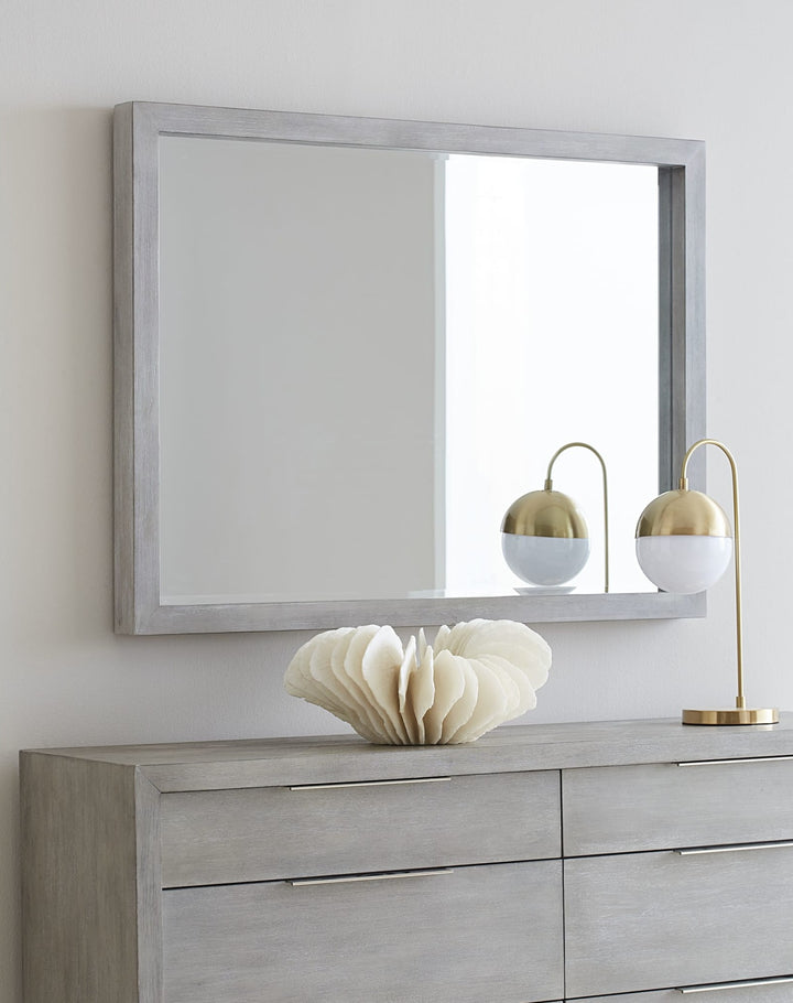 Oxford Mirror in Mineral — styled on the matching dresser (sold separately)