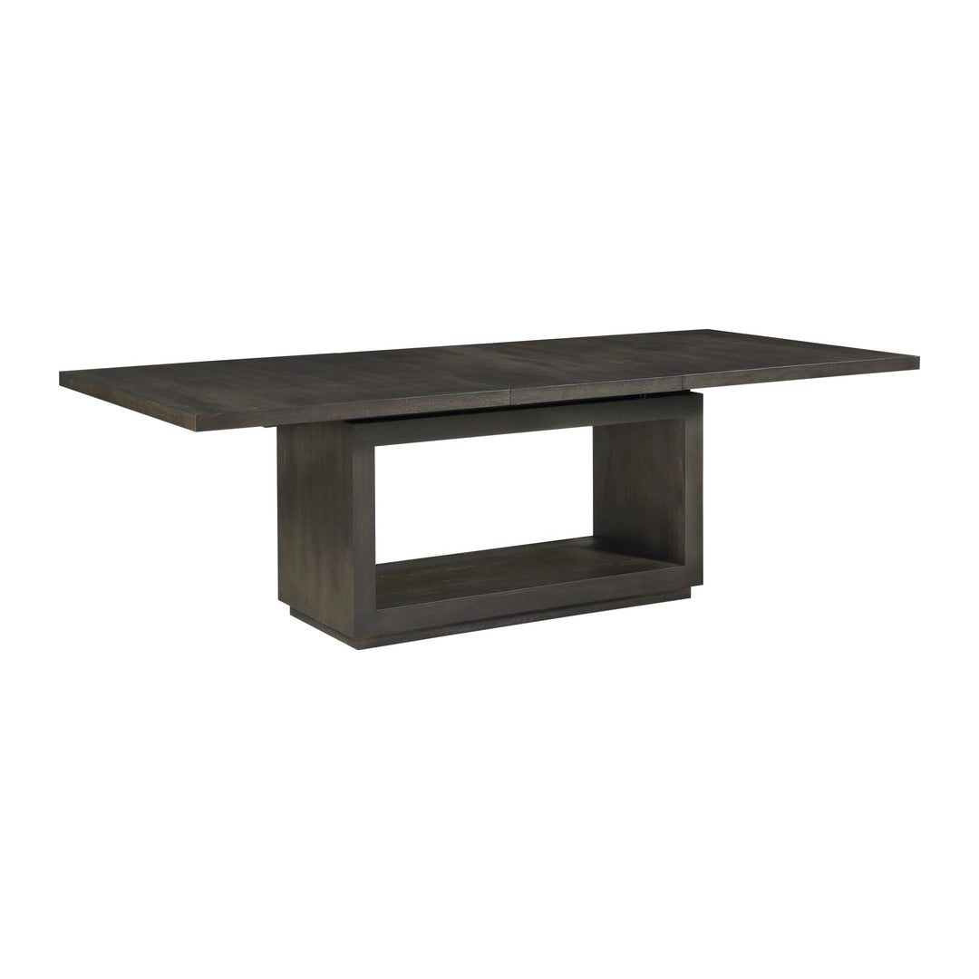 Oxford Rectangular Dining Table by Modus in Basalt Grey — on a white background