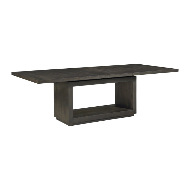 Oxford Rectangular Dining Table by Modus in Basalt Grey — on a white background