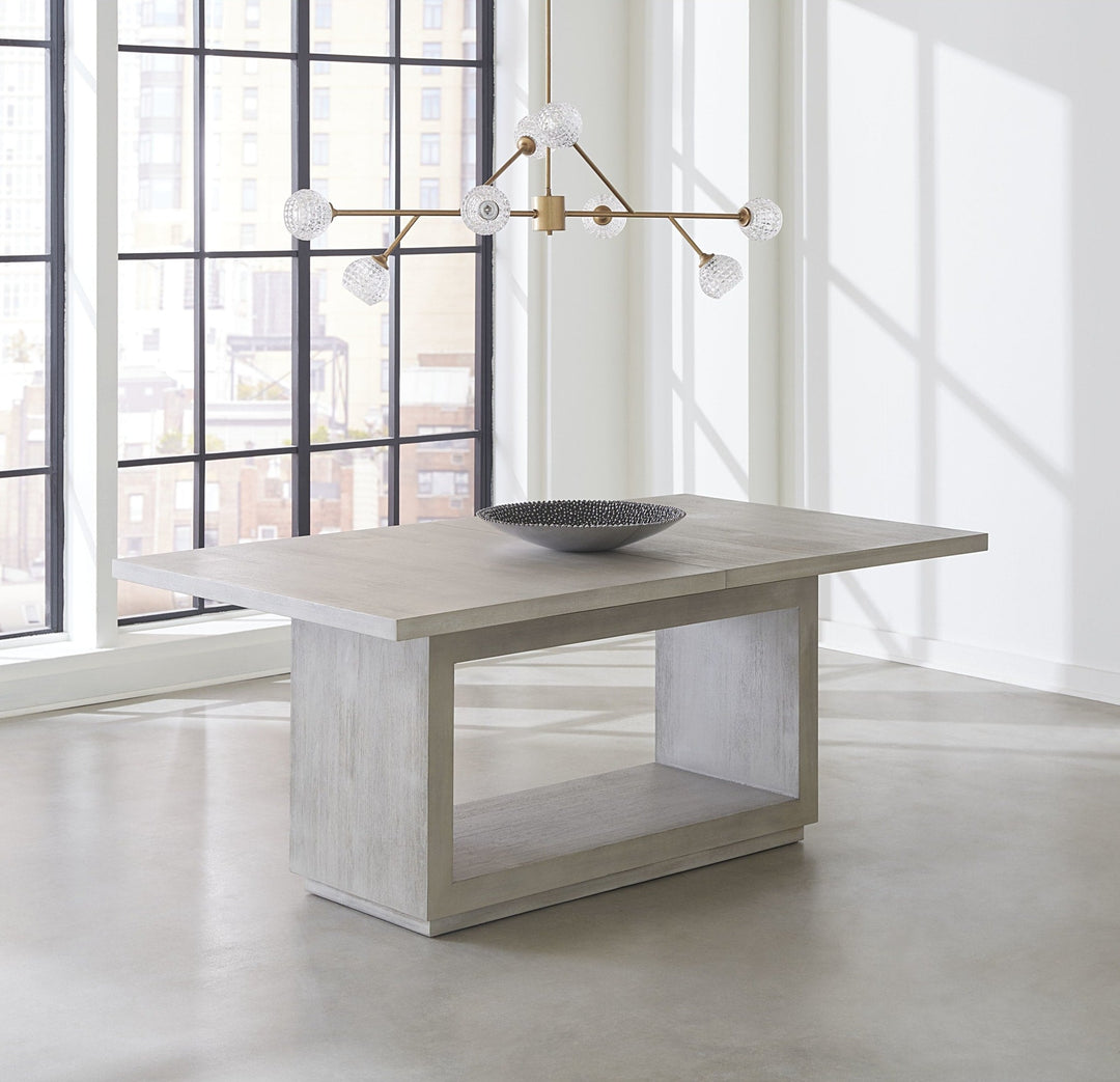 Oxford Rectangular Dining Table in Mineral — styled in a dining room