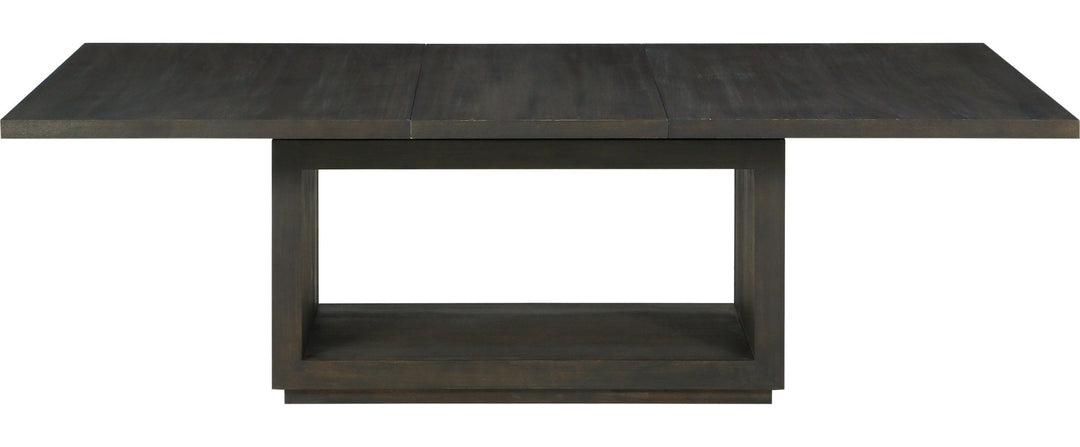 Oxford Rectangular Dining Table in Basalt Grey — on a white background