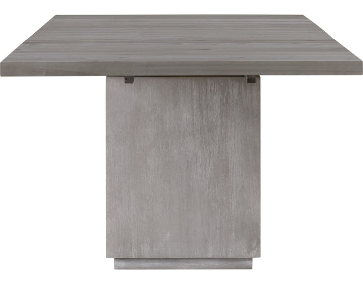 Oxford Rectangular Dining Table in Mineral — side view
