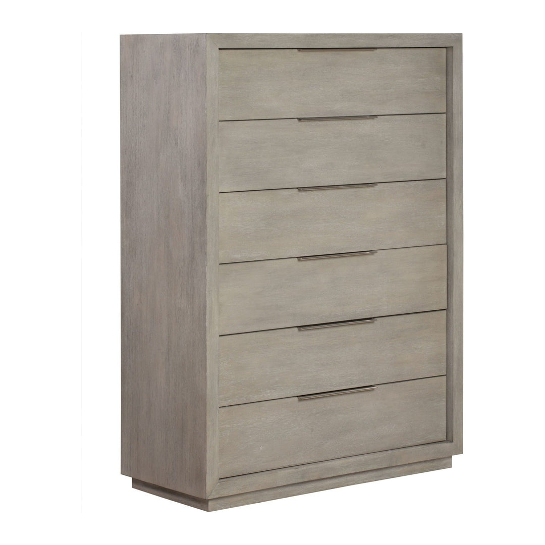 Oxford Six Drawer Chest by Modus in Mineral — on a white background