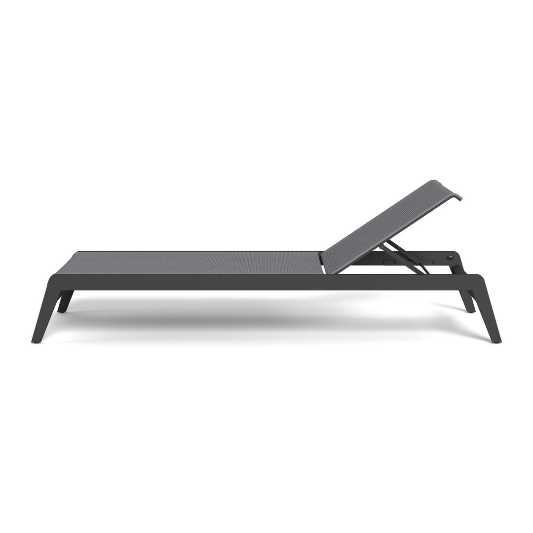 Pacific Aluminum Angled Sun Lounge by Harbour