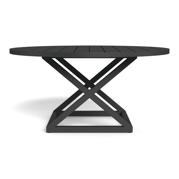 Pacific Aluminum Round Dining Table 60" by Harbour