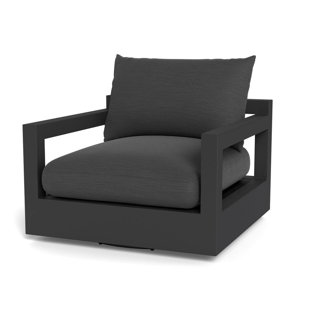 Pacific Aluminum Swivel Lounge Chair by Harbour detail view 1
