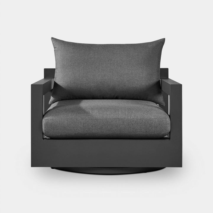 Pacific Aluminum Swivel Lounge Chair by Harbour detail view 2