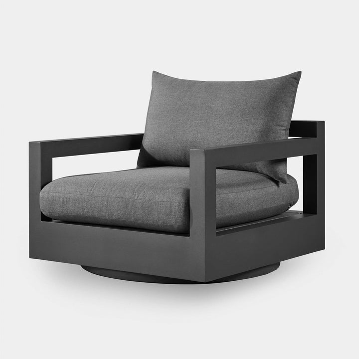 Pacific Aluminum Swivel Lounge Chair by Harbour detail view 3