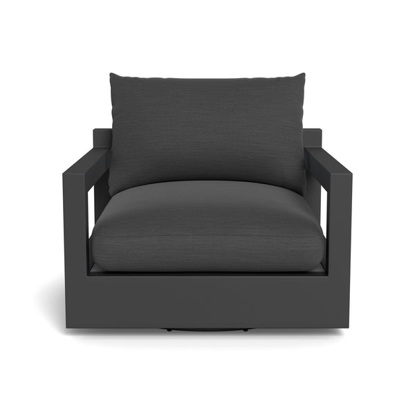 Pacific Aluminum Swivel Lounge Chair by Harbour