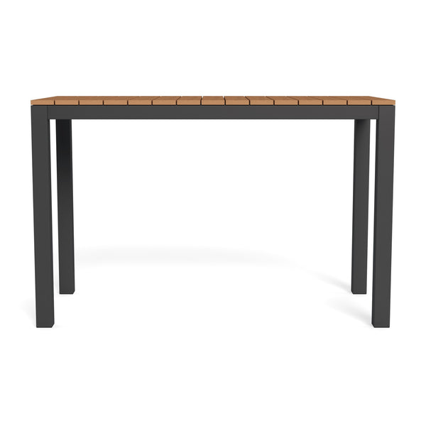 Pacific Teak Rectangle Bar Table by Harbour