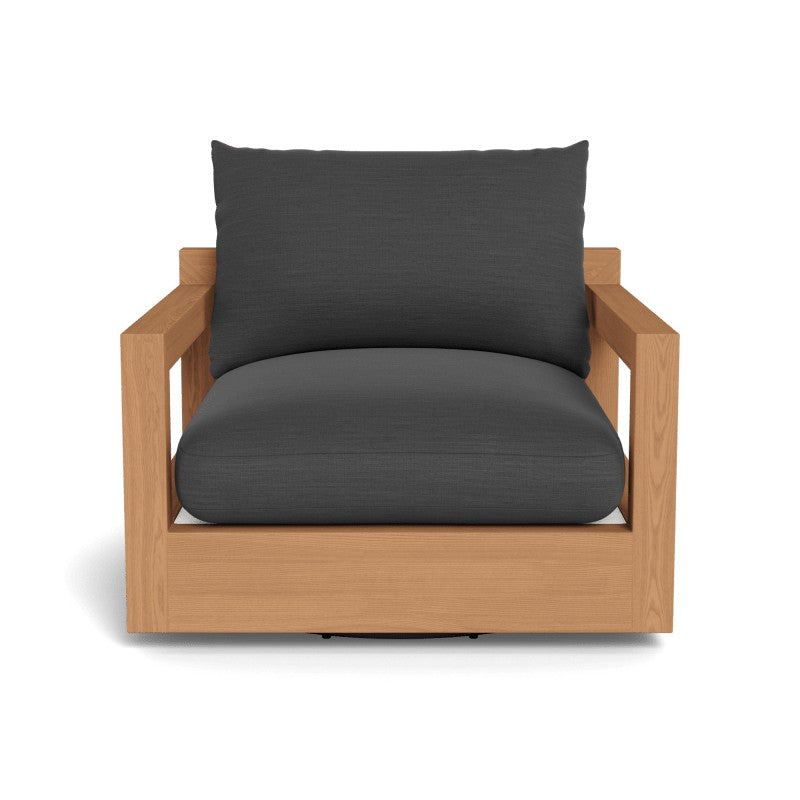 Pacific Teak Swivel Lounge Chair by Harbour in Teak Natural