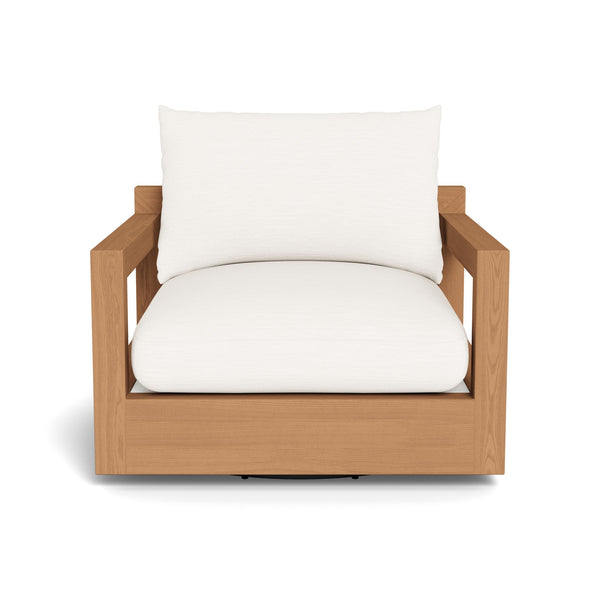 Pacific Teak Swivel Lounge Chair by Harbour