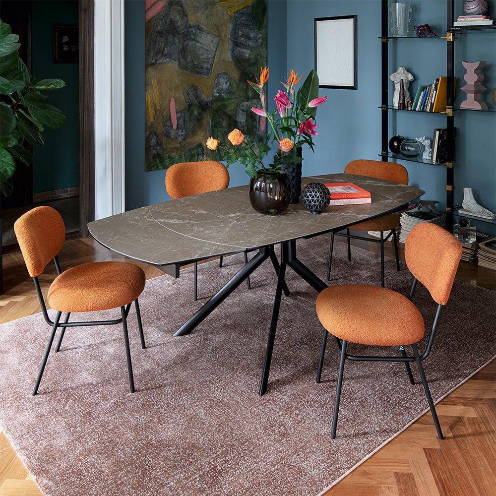 Pad Dining Chair by Connubia in a styled interior