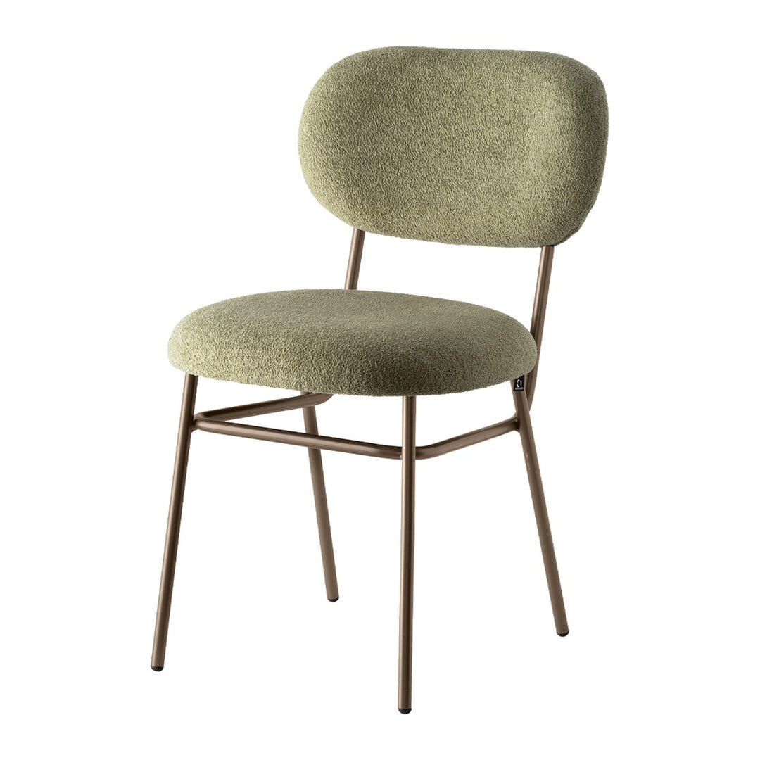 Pad Dining Chair by Connubia finish option, white background
